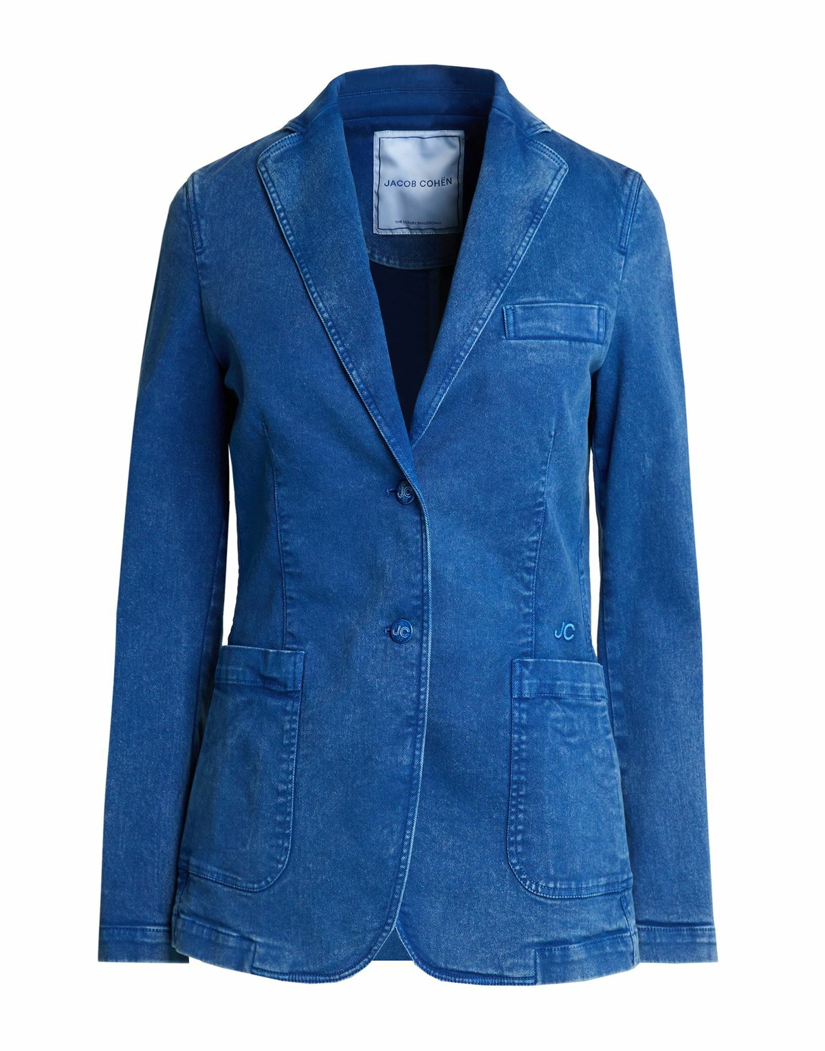 Jacob Cohёn Womens Blazer Bright in Blue