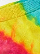 The Elder Statesman - Rainbow Void Tie-Dyed Cashmere Sweatpants - Multi