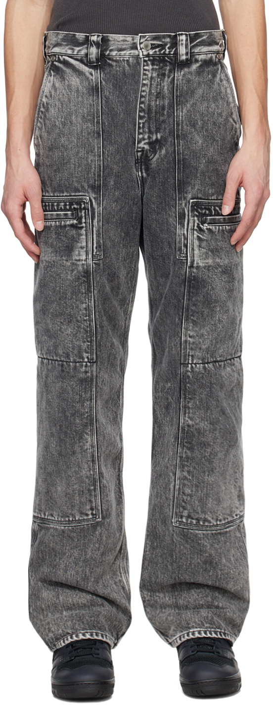 OUAT Black Cargo Jeans