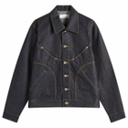 Sage Nation Men's Jiji Jacket in Raw Denim
