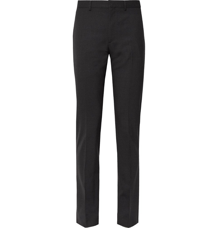 Photo: Acne Studios - Dark-Grey Brobyn Slim-Fit Stretch-Wool Suit Trousers - Men - Dark gray