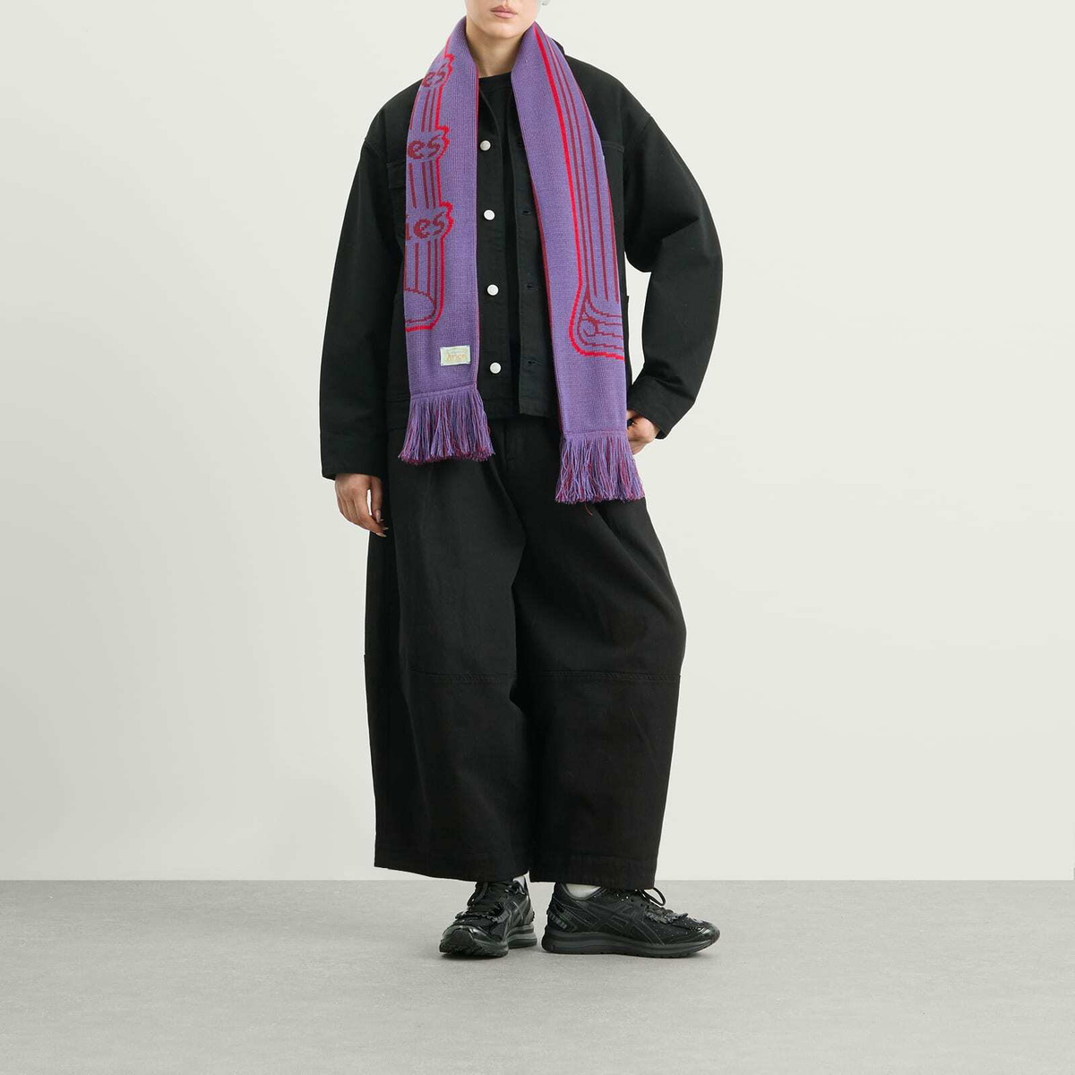 Aries Women's Column Scarf in Purple 