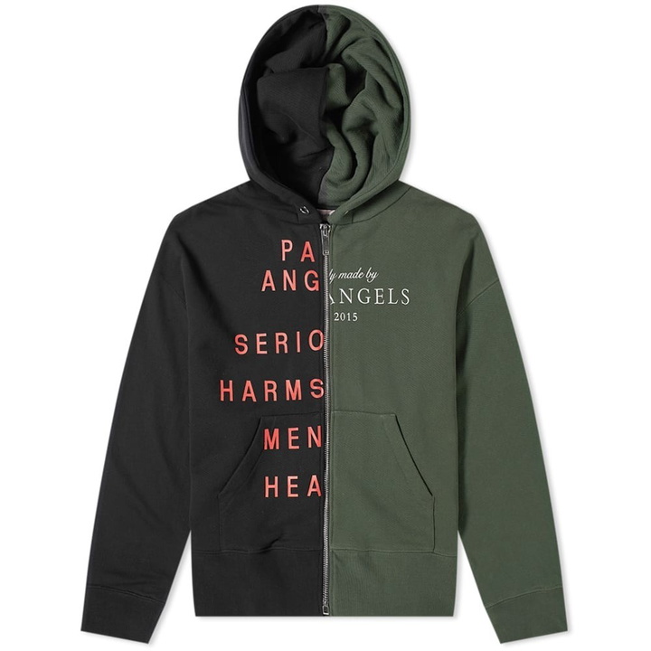 Photo: Palm Angels Mental Health Split Zip Hoody