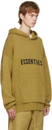 Essentials Khaki Knit Hoodie