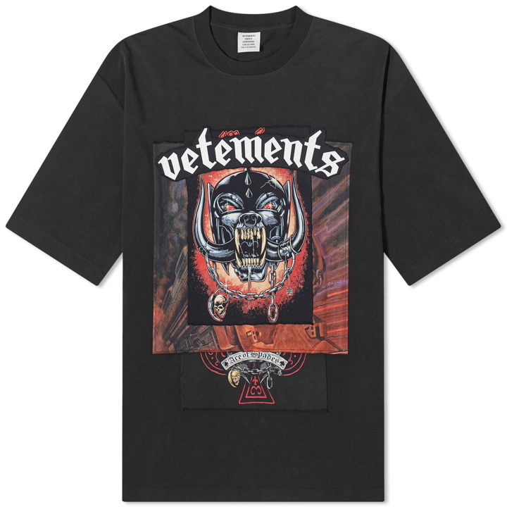 Photo: Vetements Men's Motorhead Patched T-Shirt in Black