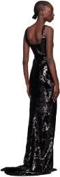 16Arlington Black Electra Maxi Dress