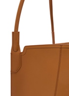 Victoria Beckham Victoria Small Panelled Leather Tote - Tan - One Size
