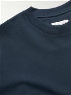 Hamilton And Hare - Lounge Cotton-Jersey T-Shirt - Blue