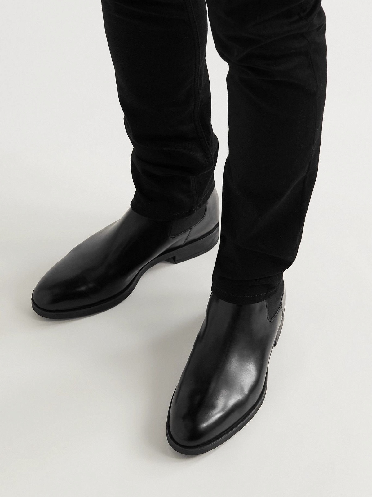 PAUL Canon Leather Chelsea Boots - Black Paul Smith