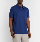 Bogner - Timo Stretch Cotton-Blend Piqué Golf Polo Shirt - Blue