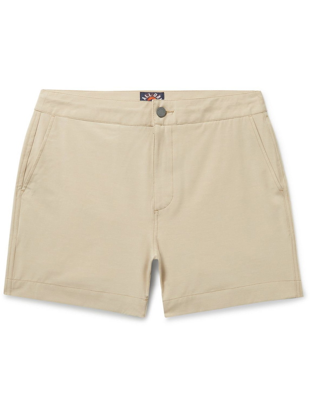 Photo: Faherty - All Day Straight-Leg Recycled Stretch-Shell Shorts - Neutrals