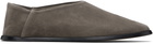 Fear of God Taupe Slip On Loafers