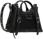3.1 Phillip Lim Black Pashli Moto Satchel Bag