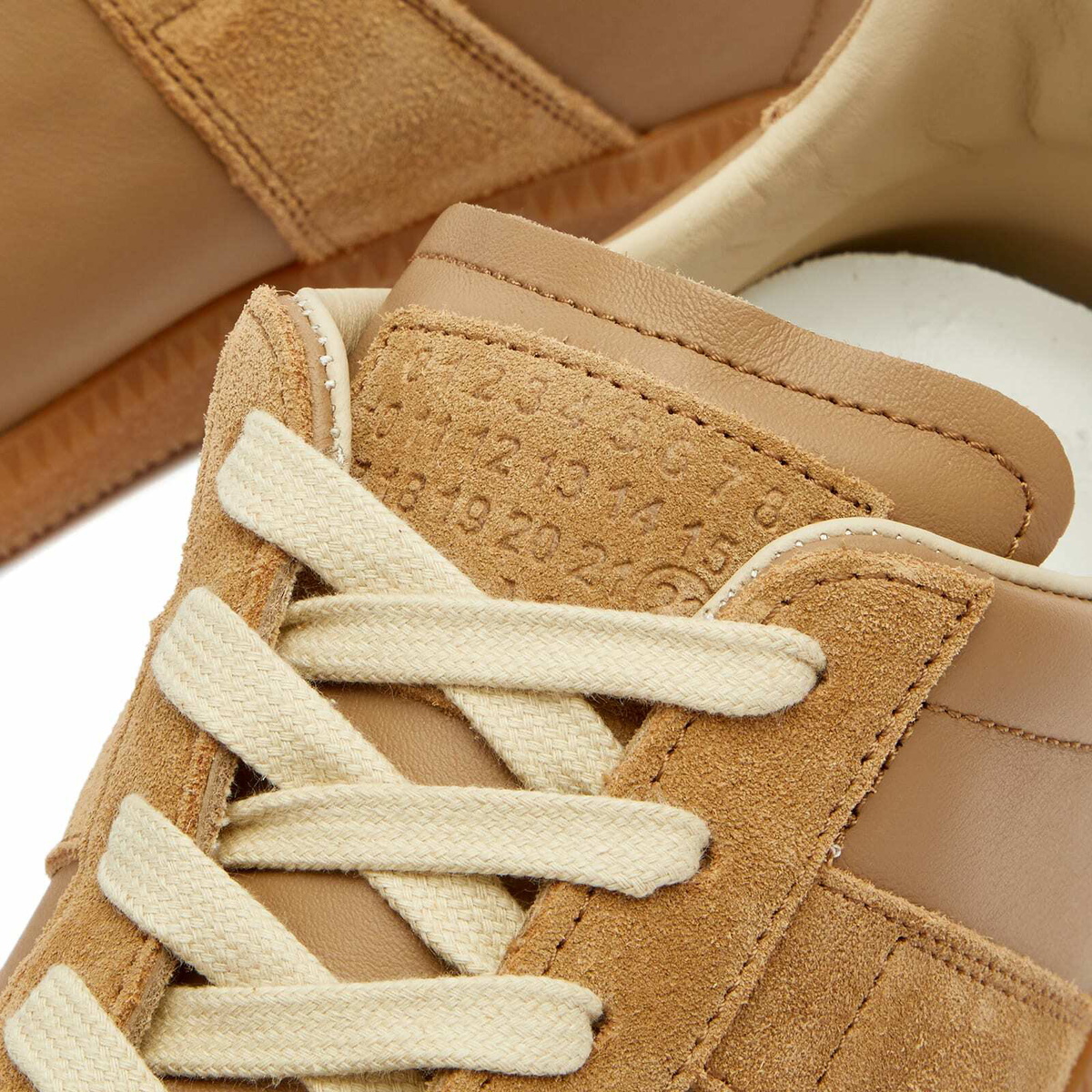 Maison Margiela Women's Replica Sneakers in Chamois Maison