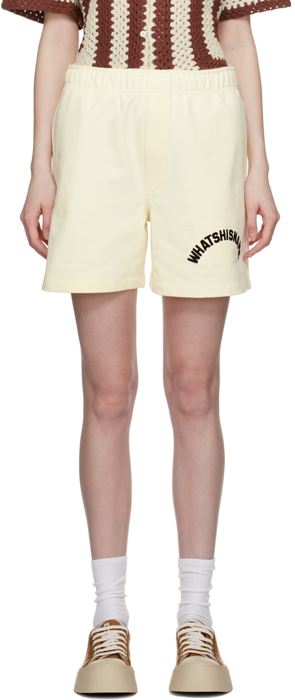 【関税込み】Bode オフホワイト Whatshisname ショートパンツ Bode Off-White 'Whatshisname' Shorts Bode