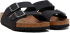 Birkenstock Black Regular Arizona Vegan Sandals