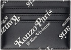 Kenzo Black Kenzo Paris 'Kenzogram' Card Holder