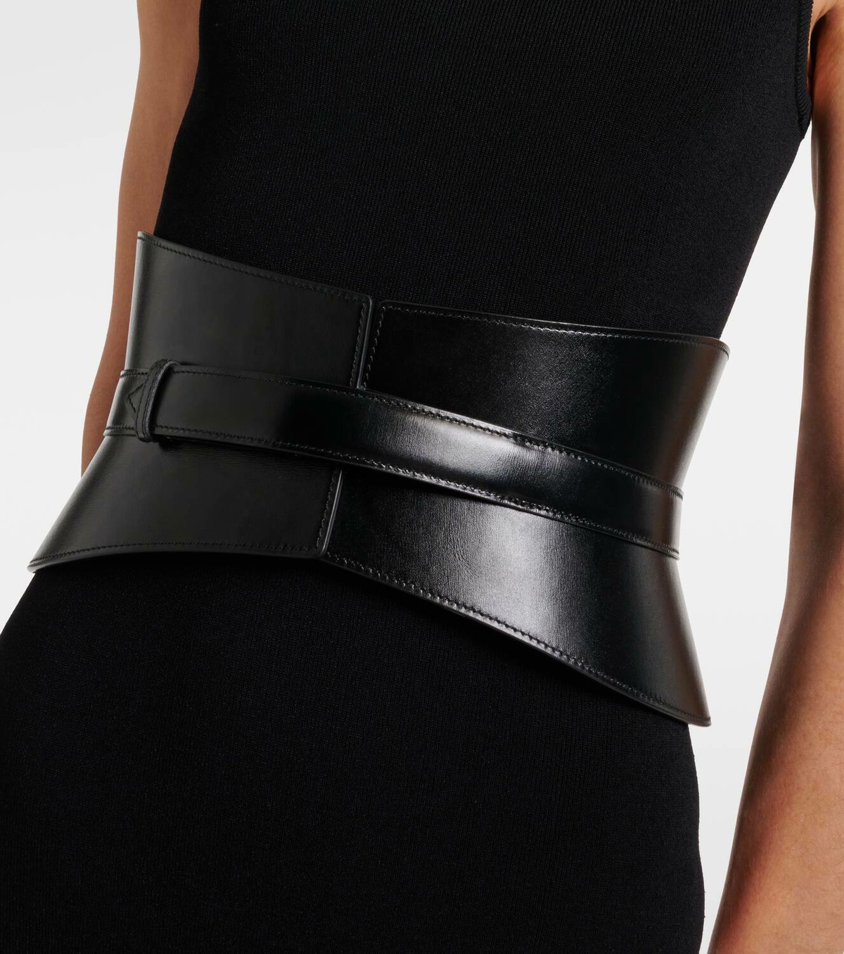 Alaïa Leather corset belt
