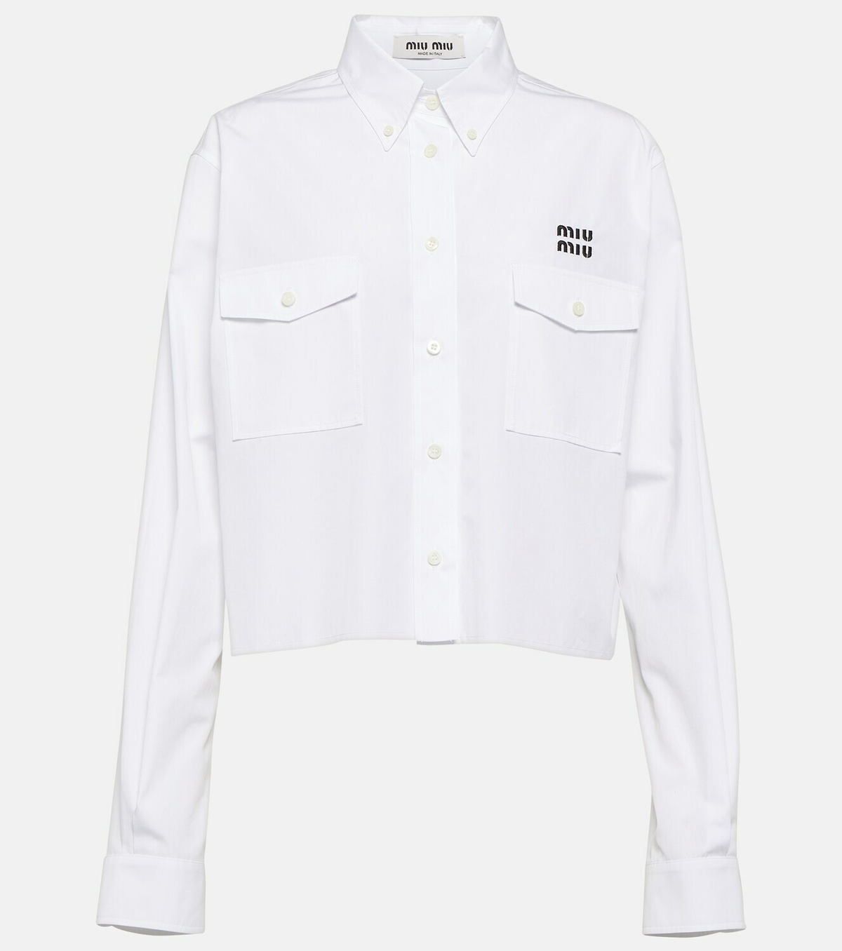 Miu Miu Cotton poplin shirt Miu Miu Miu Miu Cotton poplin shirt Miu Miu