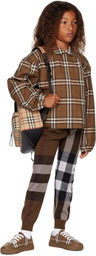 Burberry Kids Beige Vintage Check Backpack