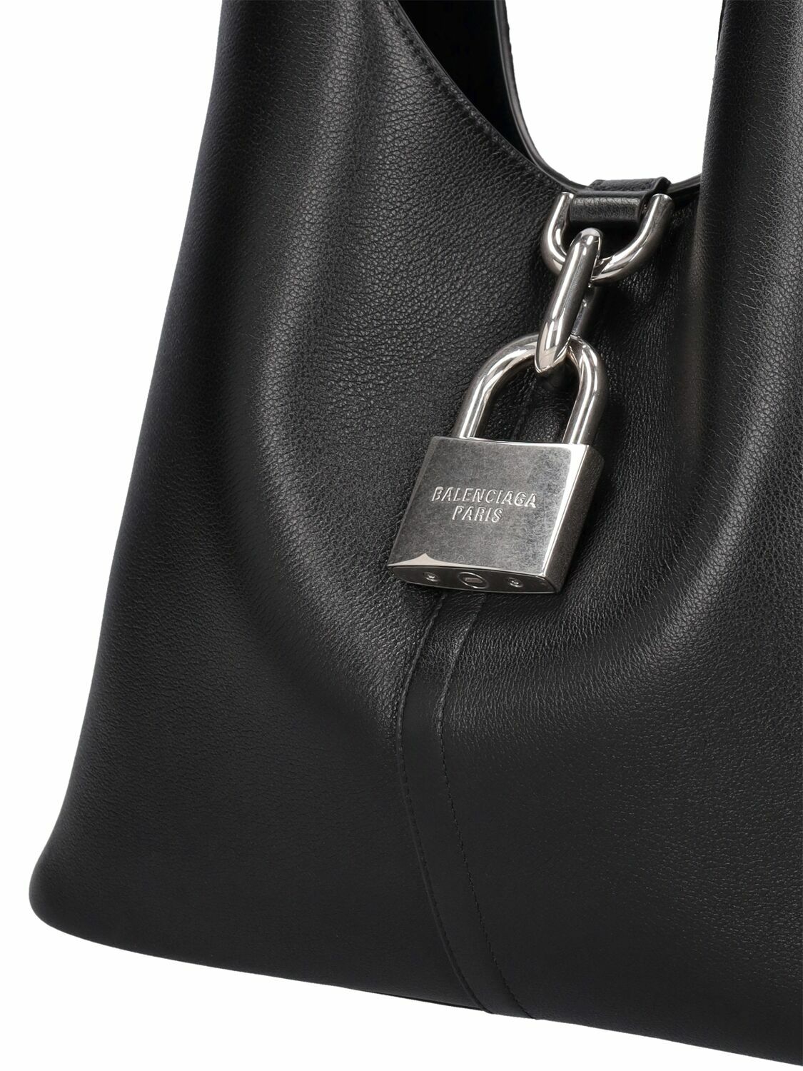 国内配【BALENCIAGA】Locker North-South M レザー バッグ BALENCIAGA - Medium Locker North-south Leather Bag Balenciaga
