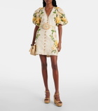 Souliers Martinez Summer raffia espadrille wedges