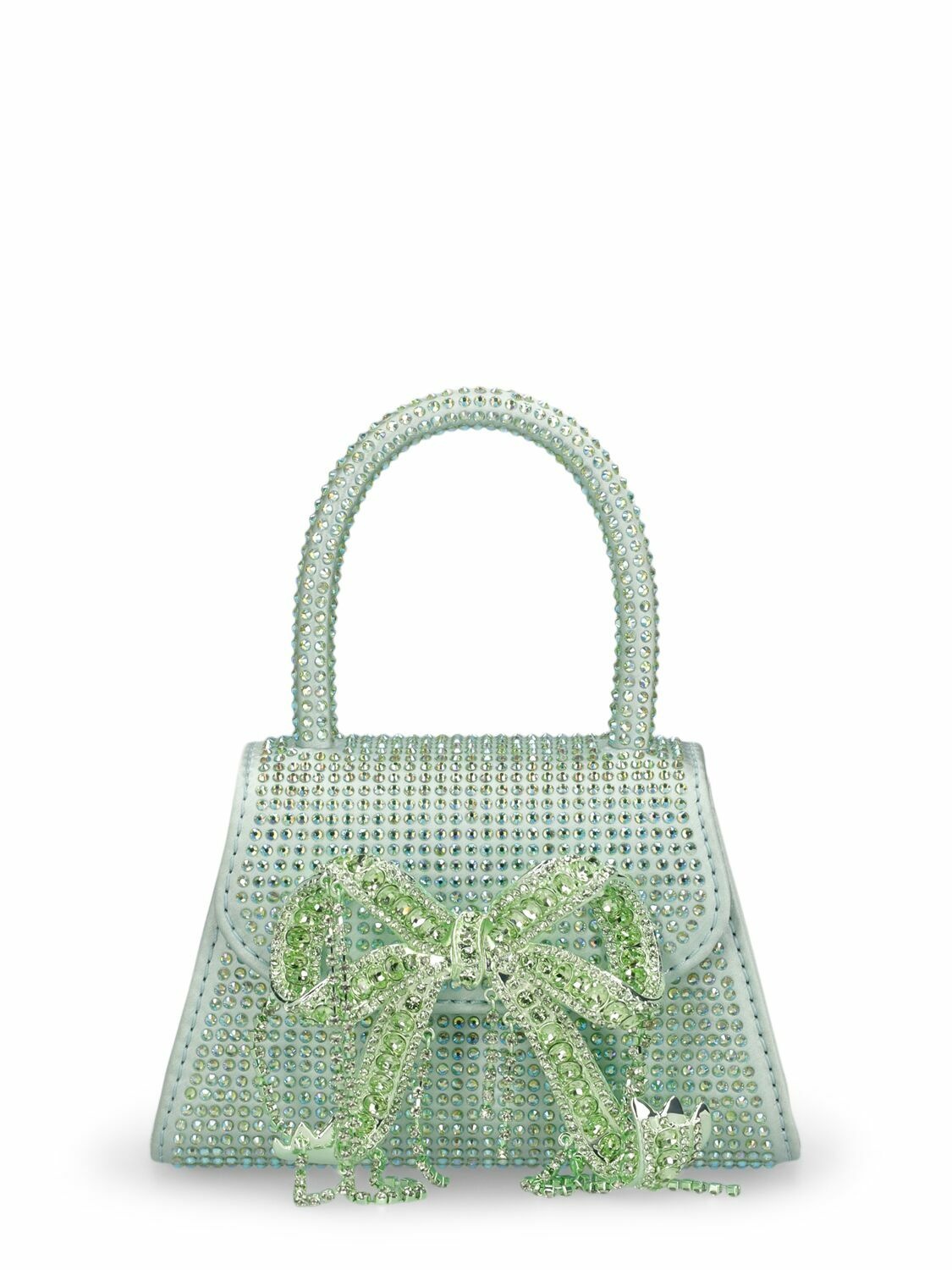 Photo: SELF-PORTRAIT - Micro Crystal Embellished Silk Bag