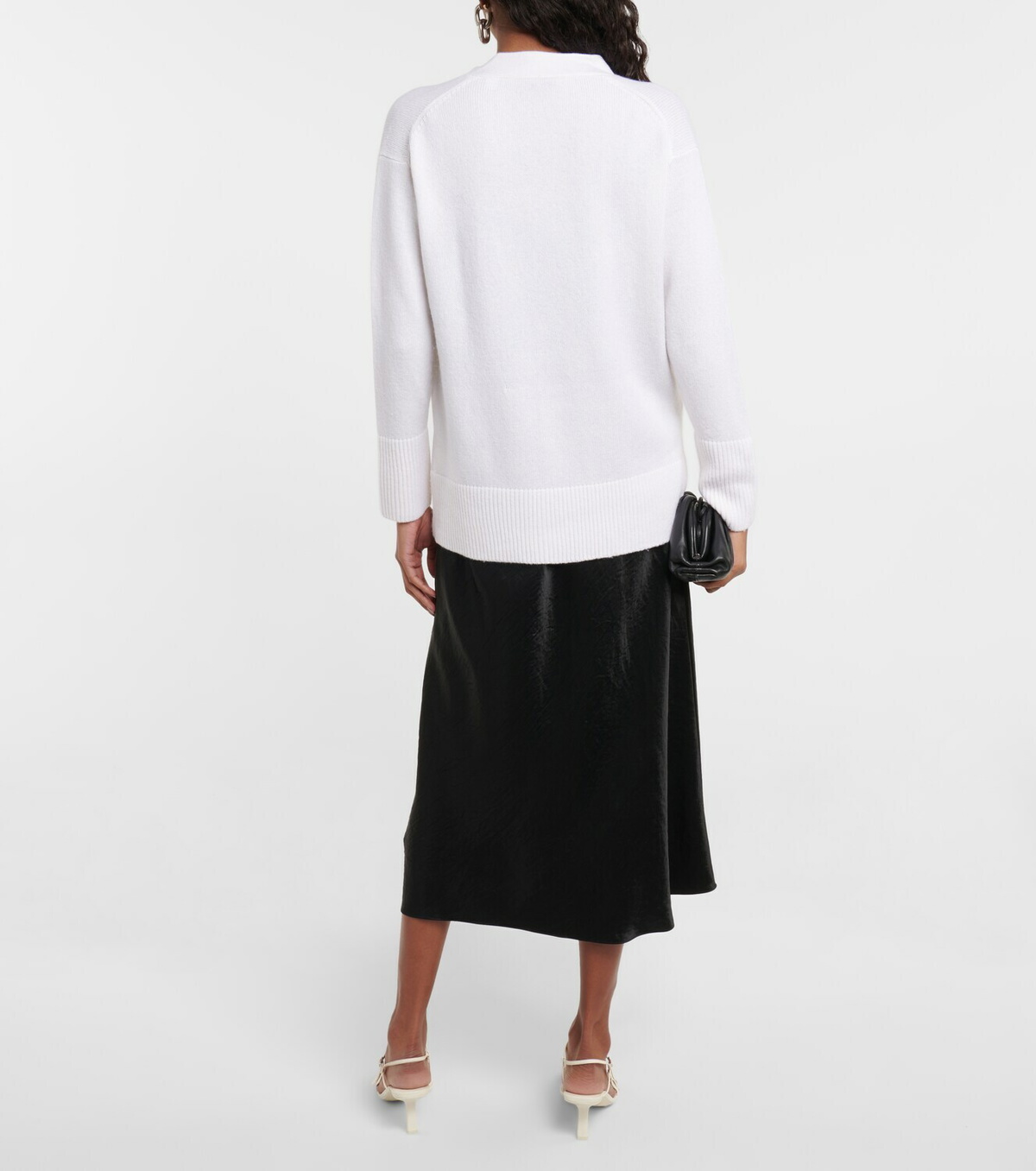 V-neck Soft Wool Cardigan