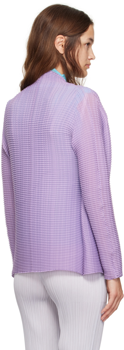 ISSEY MIYAKE WOOLY PLEATS-56 PURPLE ISSEY MIYAKE WOOLY PLEATS-56 PURPLE