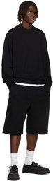 Jil Sander Black French Terry Sweatshirt