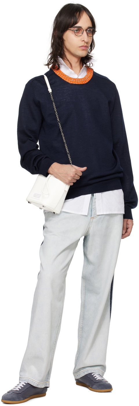 【関税込み】Maison Margiela ネイビー Featherlight スニーカー Maison Margiela Featherlight スニーカー | FARFETCH JP