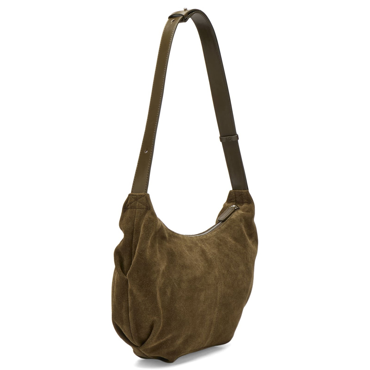 Nothing Written Women's HT Suede Shoulder Bag in Caramel 