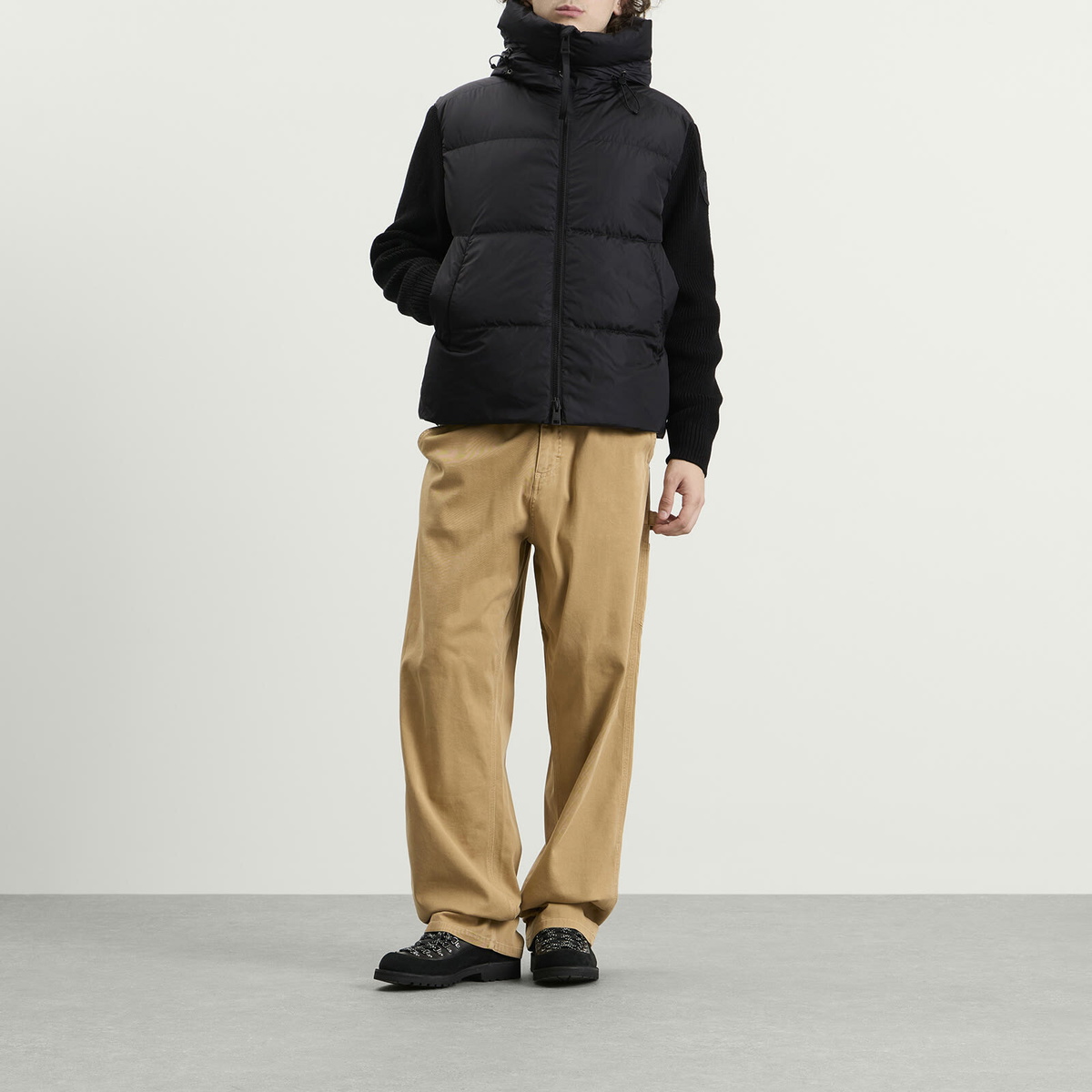 Canada Goose Men's Hybridge Grove Knit Hoody in Black