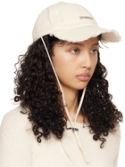 Jacquemus Off-White Le Chouchou 'La casquette Artichaut' Cap