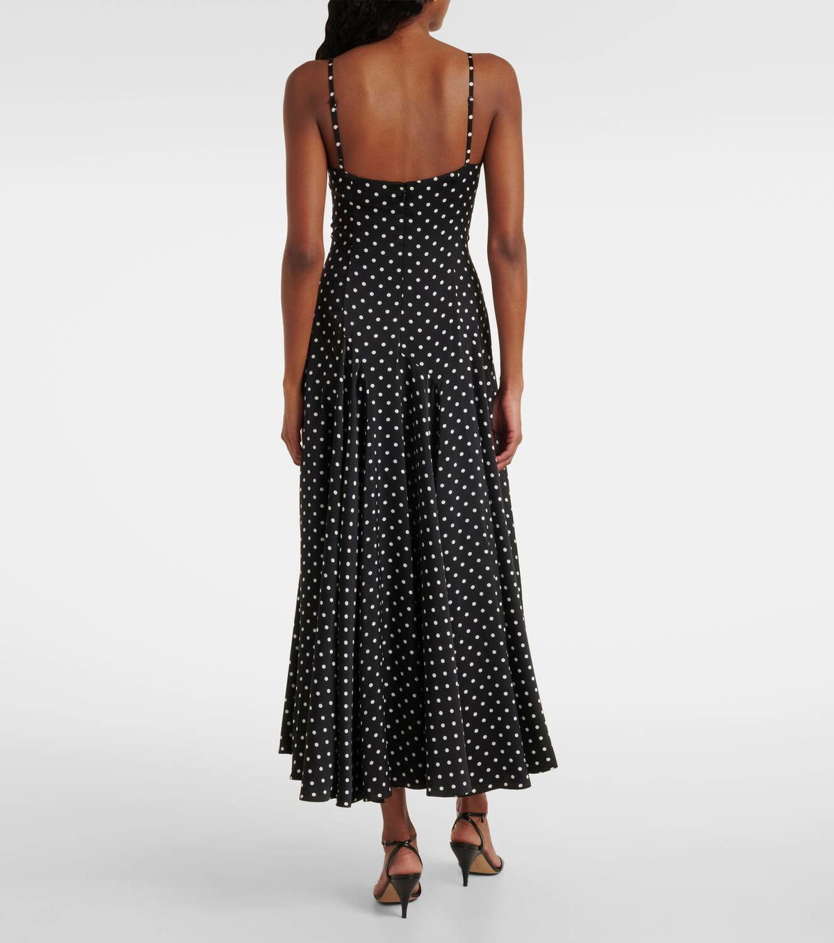 Ralph Lauren Women's Polka Dot A-Line Dress Black Size 6 main image 1
