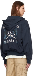 mastermind JAPAN Navy C2H4® Edition Profile Hoodie