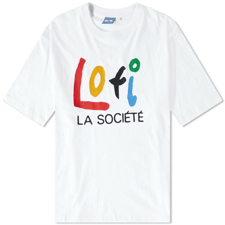 Photo: Lo-Fi Men's La Societe T-Shirt in White