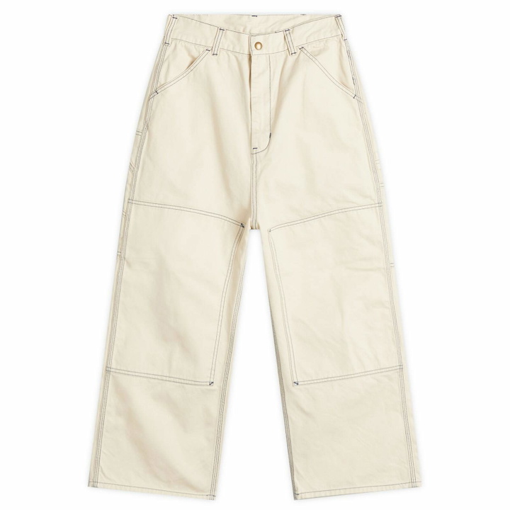 Photo: Beams Boy Women's Double Knee Painter Jeans in Ivory