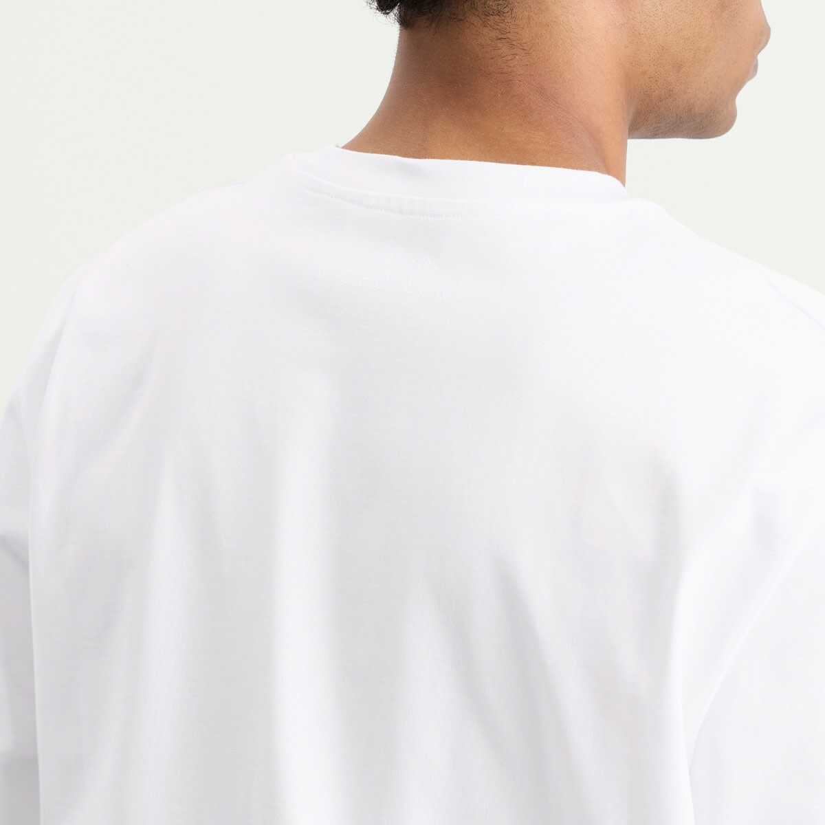 Studio Nicholson Men's Lay Boxy Fit T-Shirt in Optic White