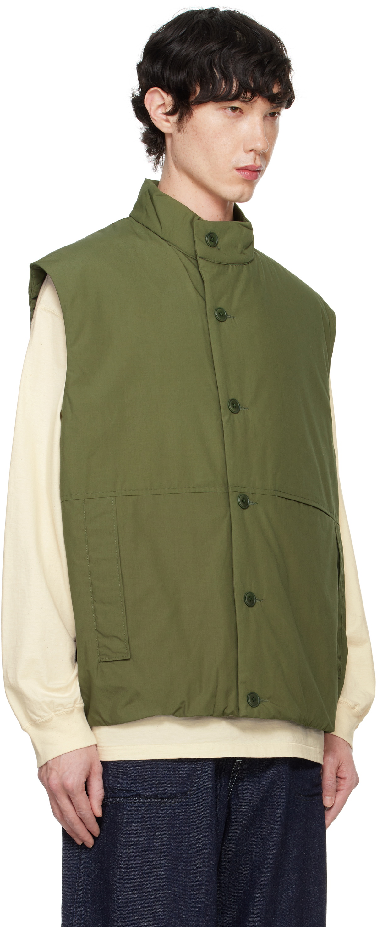 【新品未使用】nanamica Insulation Vest nanamica Khaki Insulation Vest Nanamica