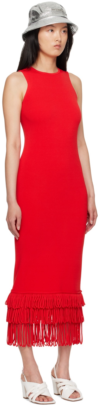 SIMONMILLER Red Albers Maxi Dress