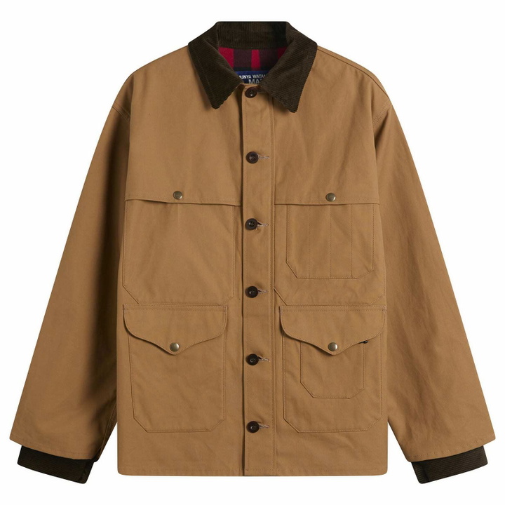 Photo: Junya Watanabe MAN Men's x Filson Flannel Check Jacket in Beige