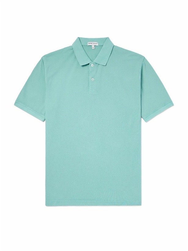 Photo: Peter Millar - Sunrise Cotton-Piqué Polo Shirt - Green