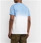J.Crew - Dip-Dyed Slub Cotton-Jersey T-Shirt - Blue