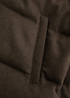 Aurélien Quilted Wool-blend Gilet Green
