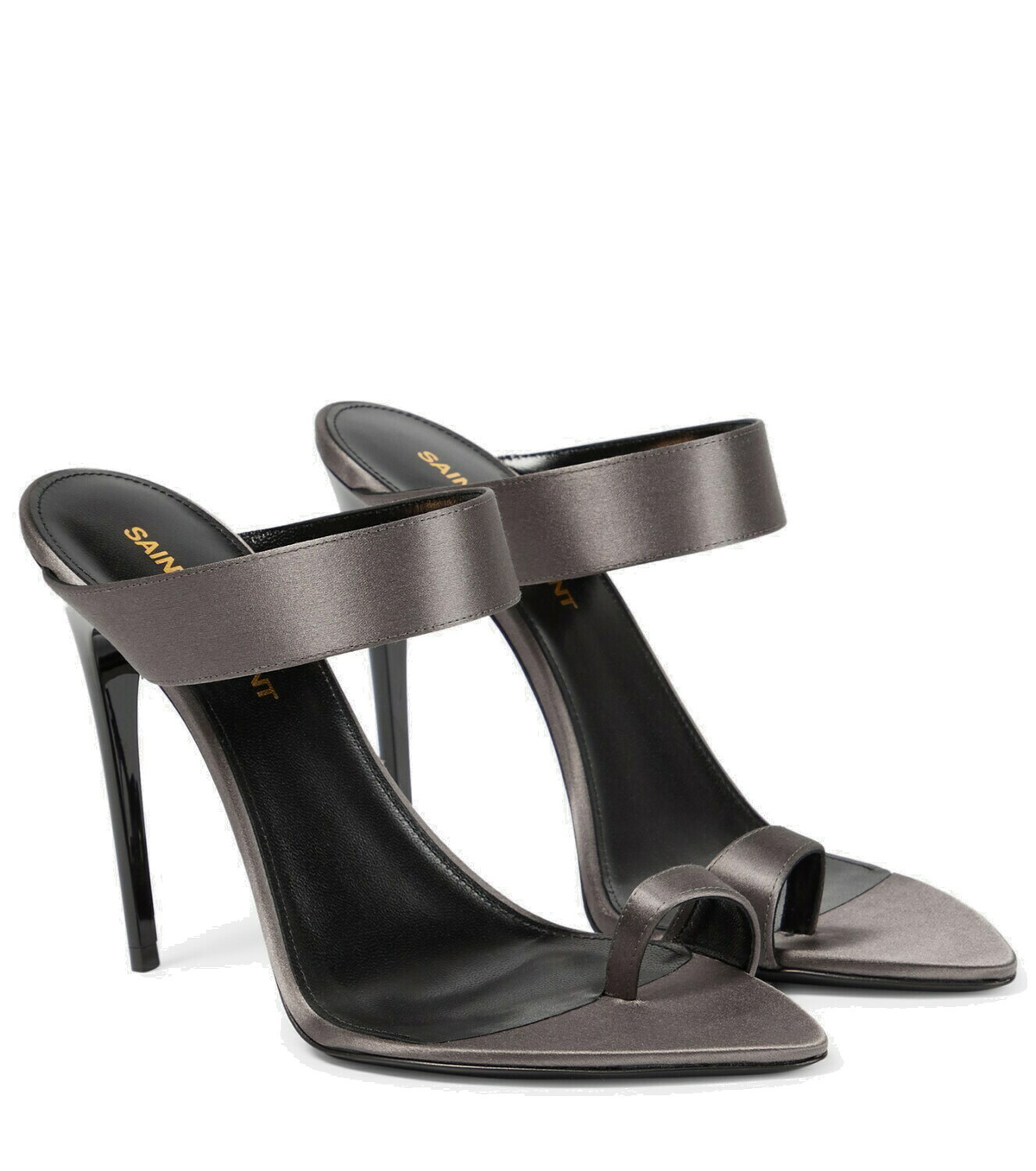 Saint Laurent Martha 110 satin mules Saint Laurent Saint Laurent Martha 110 satin mules Saint Laurent