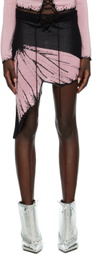 1XBLUE SSENSE Exclusive Pink Butterfly Miniskirt