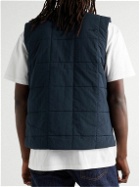 NN07 - Verve Quilted Recycled PrimaLoft® Shell Gilet - Blue