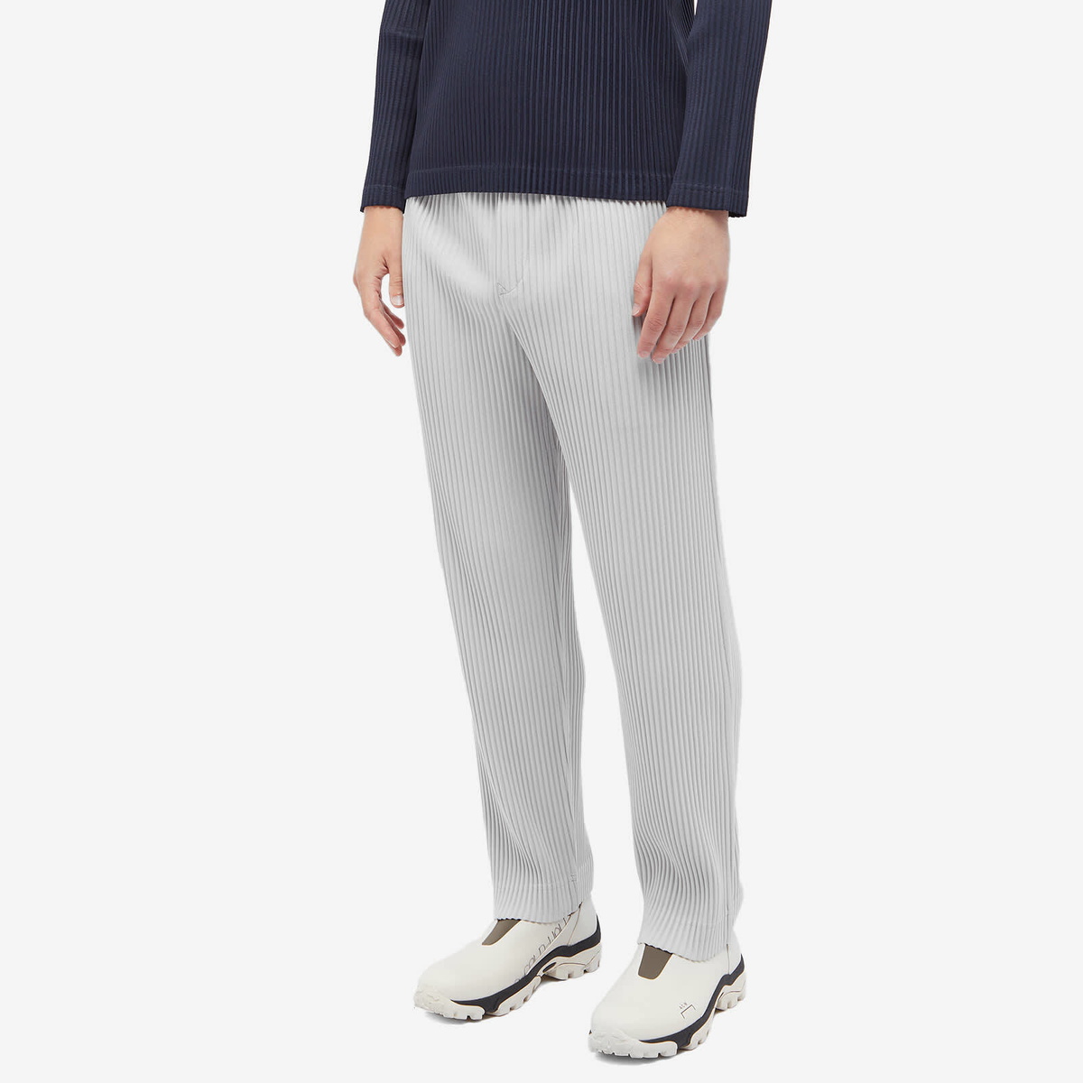 Homme Plissé Issey Miyake Men's Pleated Straight Leg Pant in