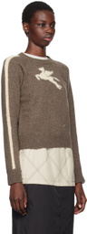Kijun Brown Merino Wool Sweater.